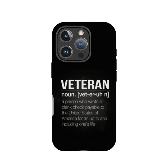 Veterans IPhone Cases - The definition of a veteran