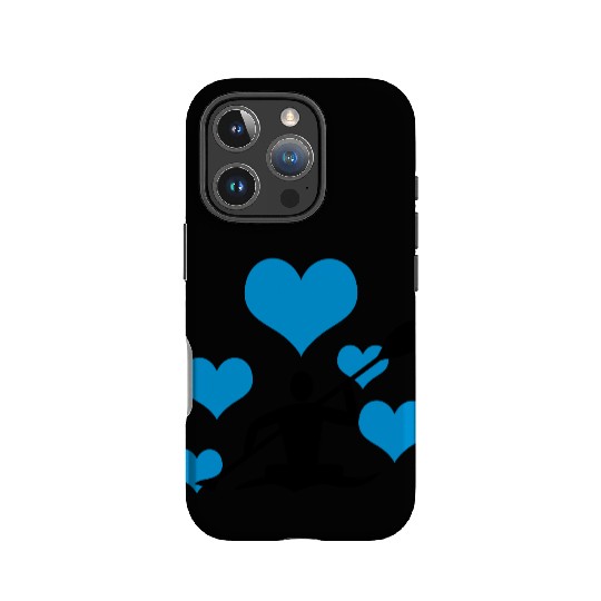 Canoe with 5 hearts IPhone Cases