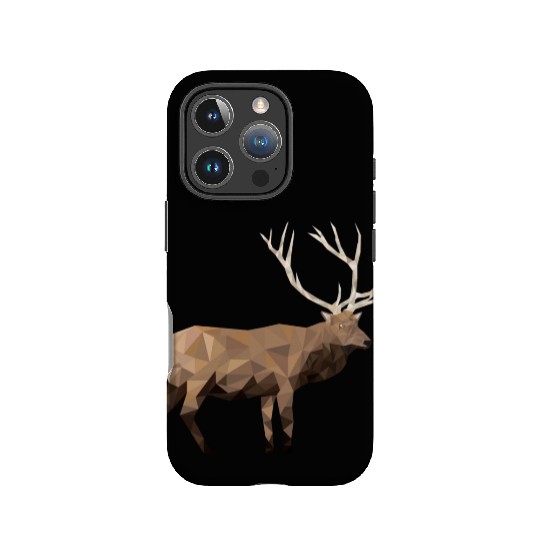 Low Poly Elk IPhone Cases