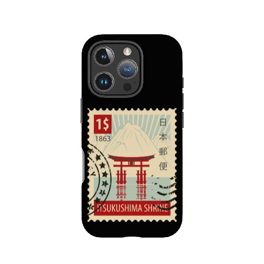 japanese culture stamp IPhone Cases