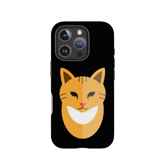 Cat face IPhone Cases