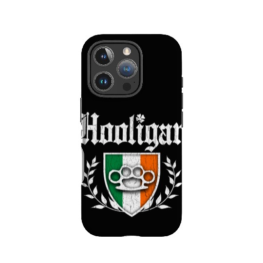 Irish Hooligan Crest vintage distressed look IPhone Cases