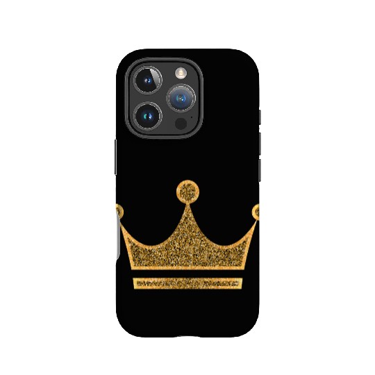 Vip golden crown monarch king vector image rap art IPhone Cases