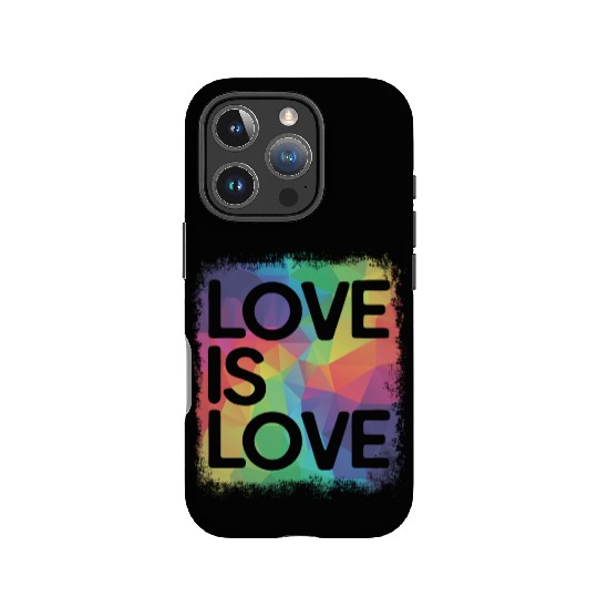 Love is Love Geometric LGBT Gay Pride IPhone Cases
