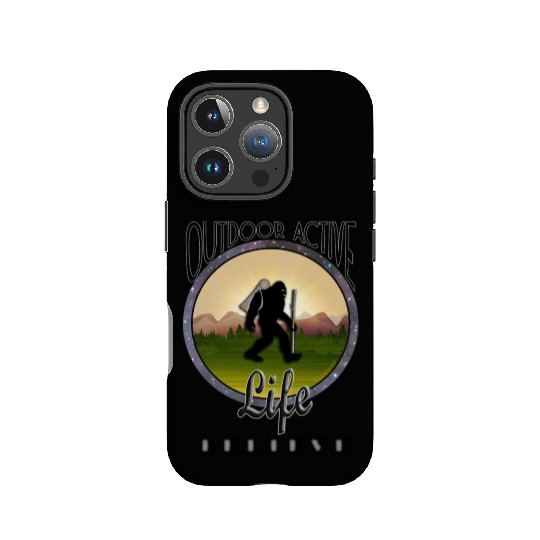 OutdoorActiveLife BIGFOOT BELIEVE Black Lettering IPhone Cases