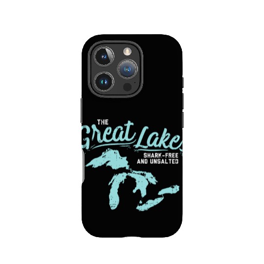 Lake The Great Lakes Silhouette USA Border Gift IPhone Cases