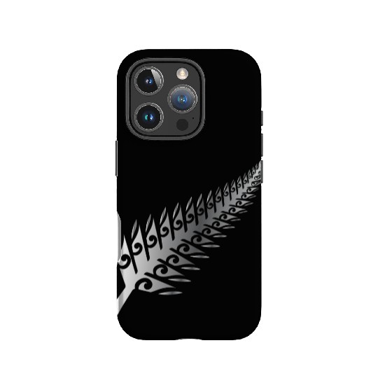 Silver Fern New Zealand Maori Style - Gift Idea IPhone Cases