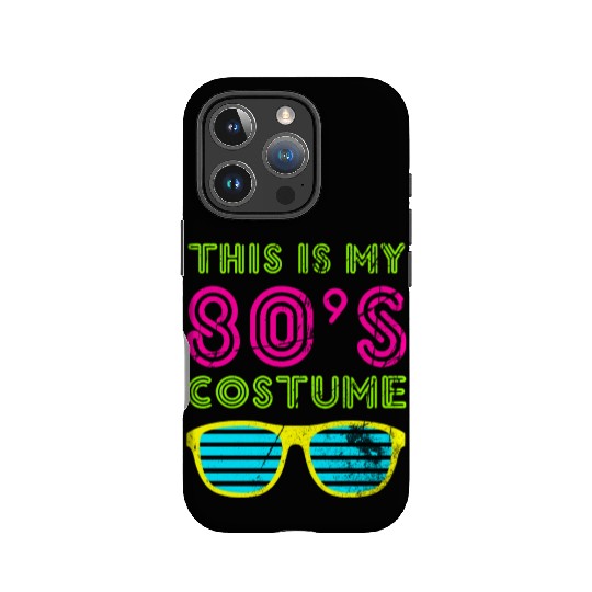 This Is My 80s Bro Neon IPhone Cases 80's 90's Party Te