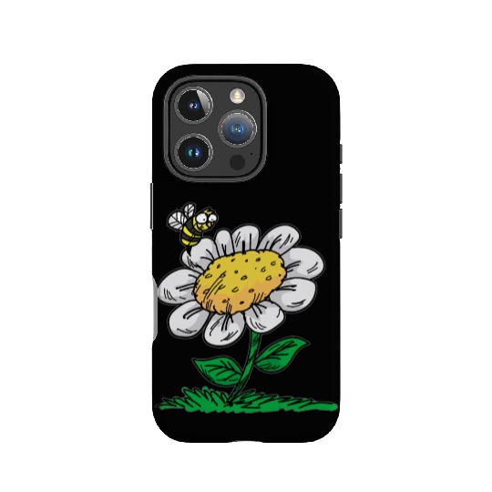 COMMON DAISY FLOWER Bee Cartoon Comic IPhone Cases