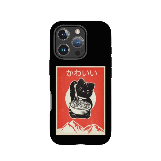 Vintage Kawaii Cat Anime graphic Gift Retro IPhone Cases