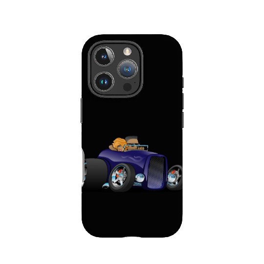 Highboy hot rod deep purple roadster IPhone Cases