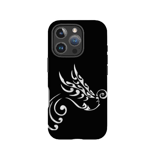 Maori Tattoo Bird Freedom white IPhone Cases