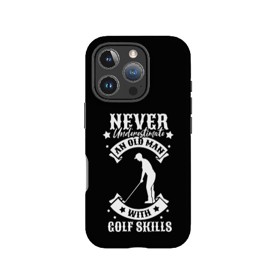 Golf Granddad Caddy Retirement Golf Swing Putter IPhone Cases