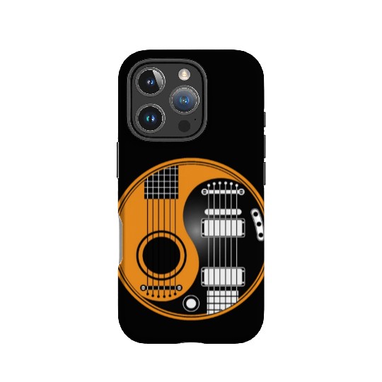 Guitar Ying Yang IPhone Cases