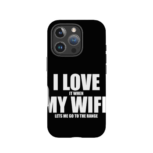 Shooting Range IPhone Cases I Love My Wife Gun Range Gft
