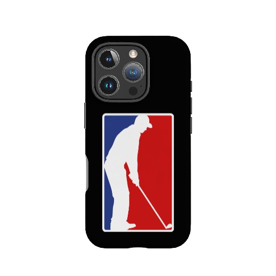 Red Blue Golfing IPhone Cases