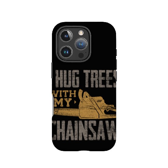 Chainsaw Lumberjack IPhone Cases