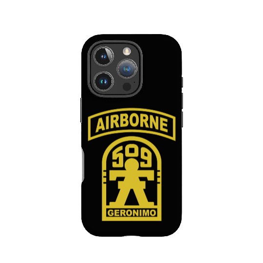 Geronimo 509th Airborne Parachute Infantry US Army IPhone Cases