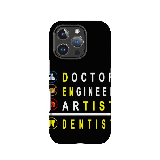 Doctor Engineer Artist Combine Dentist IPhone Cases