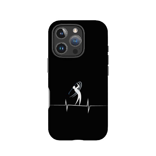 Love golf heartbeat Youth IPhone Cases