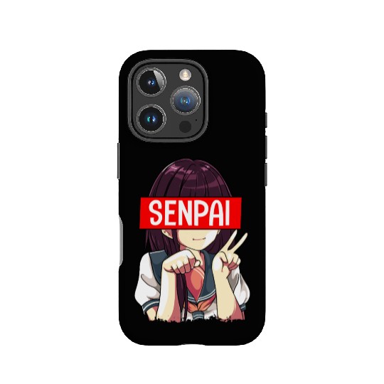 Senpai Anime Girl Japanese Cute Manga Kawaii IPhone Cases