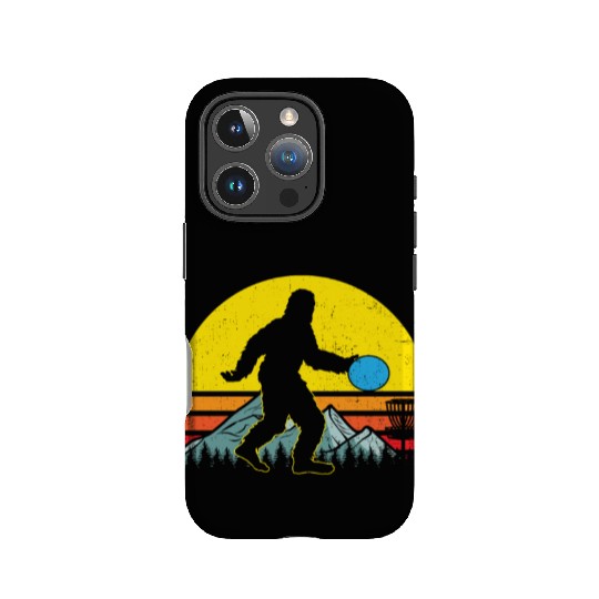 Bigfoot 70s 80s Inspired Sasquatch Lover Disc Golf IPhone Cases