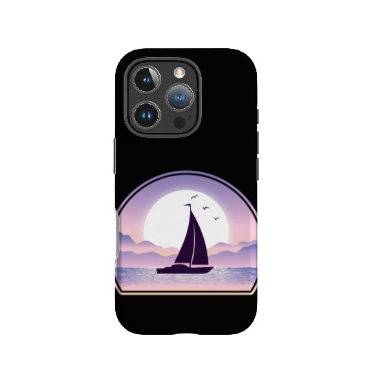 Sailboat Yachting Graphic Boating Nautical Captain IPhone Cases