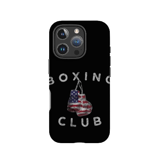 Boxing Club Vintage US Flag Boxing Gloves IPhone Cases