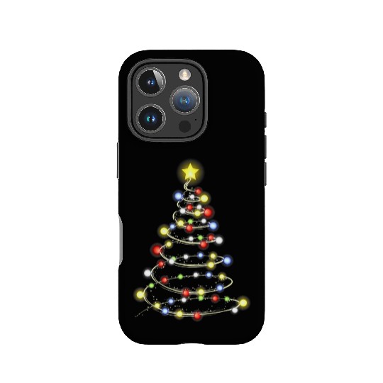 christmas tree christmas light IPhone Cases