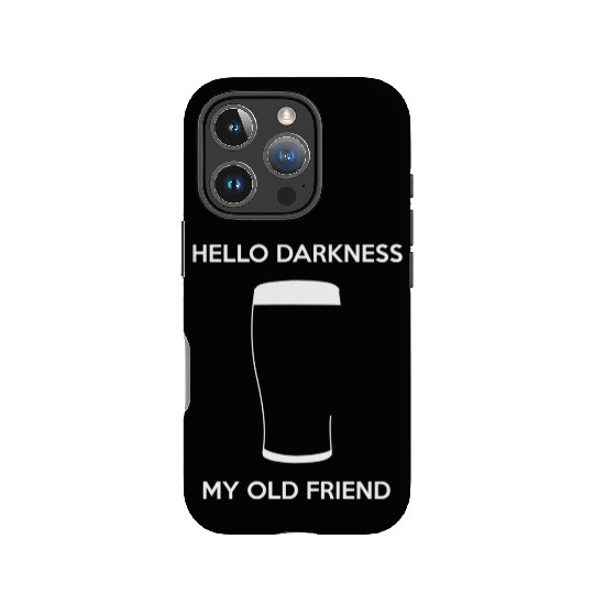 Hello Darkness My Old Friend - Draught Beer IPhone Cases