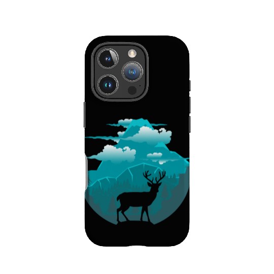 Reindeer Nature landscape IPhone Cases