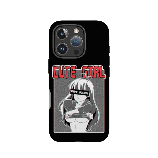 hen Otaku Manga Anime Girl Waifu Material IPhone Cases