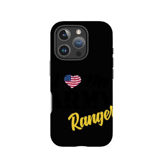 Proud US Army Ranger American Military Family Flag IPhone Cases