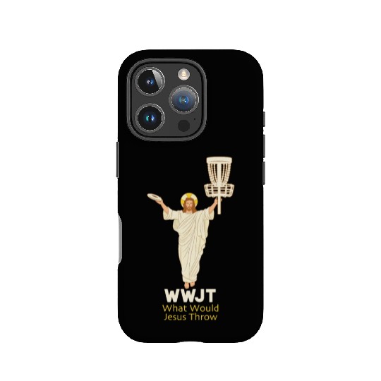 Disc Golf What Would Jesus Throw Ultimate Frisbee IPhone Cases