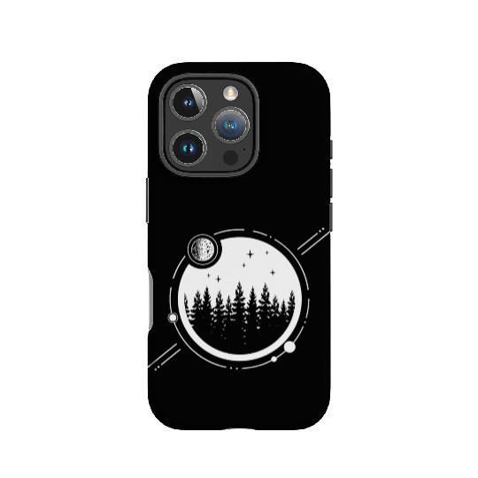 Modern Geometric Nature Forest Astronomy Planets IPhone Cases
