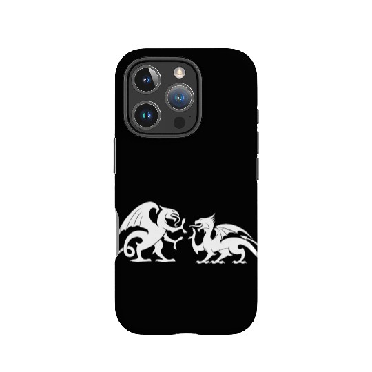 Dragons Fighting Fight Dragon Reptiles Monster IPhone Cases