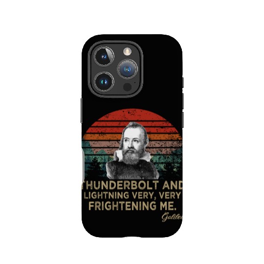 Thunderbolt and lightning Galileo Astronomy IPhone Cases