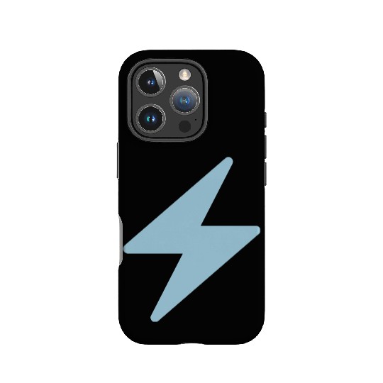 Blue Lightning Bolt IPhone Cases