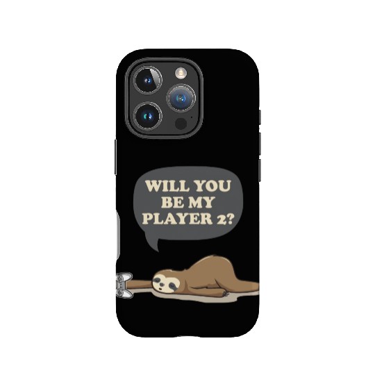 Sloth - will you be my player 2? IPhone Cases