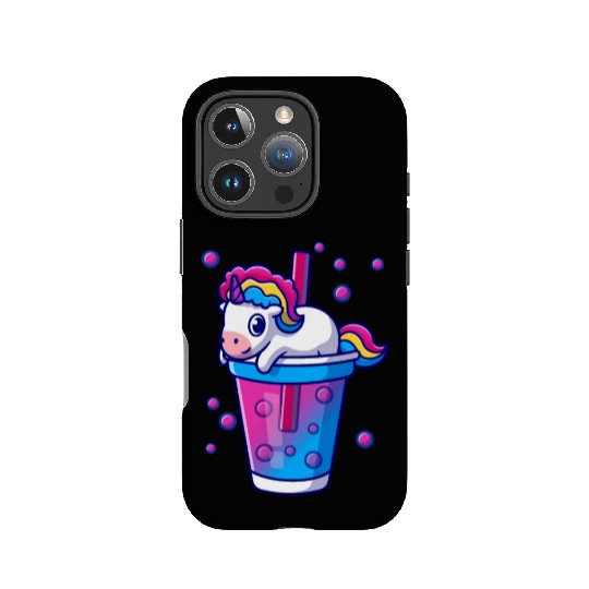 Boba Tea Bubble Tea Cute Kawaii Unicorn Bisexual IPhone Cases