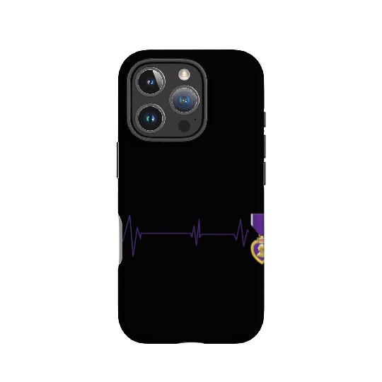 Heart Beats Purple Heart US Military Purple Heart IPhone Cases