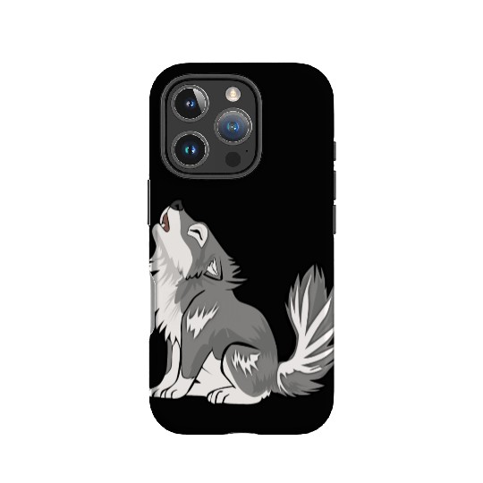 Cute Baby Howling Wolf Cub Gifts Animals Lover IPhone Cases