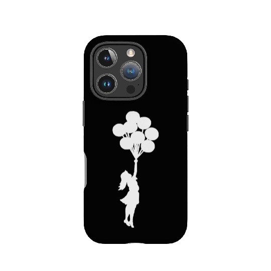 Banksy Girl with balloons. IPhone Cases