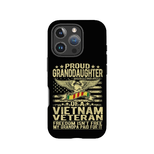 Veteran Gift-Granddaughter Of Vietnam Veteran Us F IPhone Cases