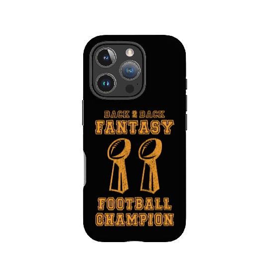 Back to Back Champion Fantasy Football Draft Party IPhone Cases