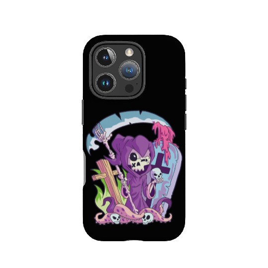 Kawaii Death Grim Reaper Pastel Goth Creepy Occult IPhone Cases
