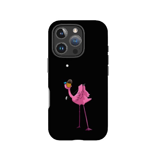 Flamingo Golf Golfing IPhone Cases