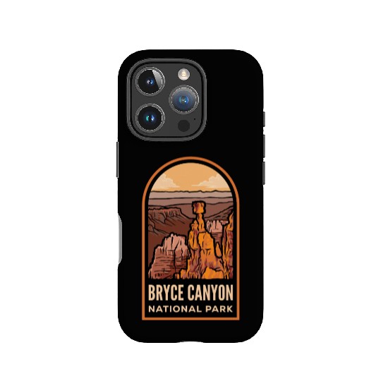 Bryce Canyon National Park Badge IPhone Cases