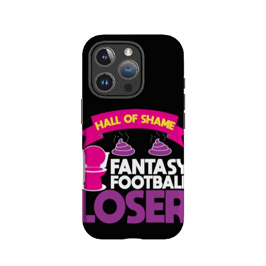 Fantasy Football Loser Poop Funny IPhone Cases