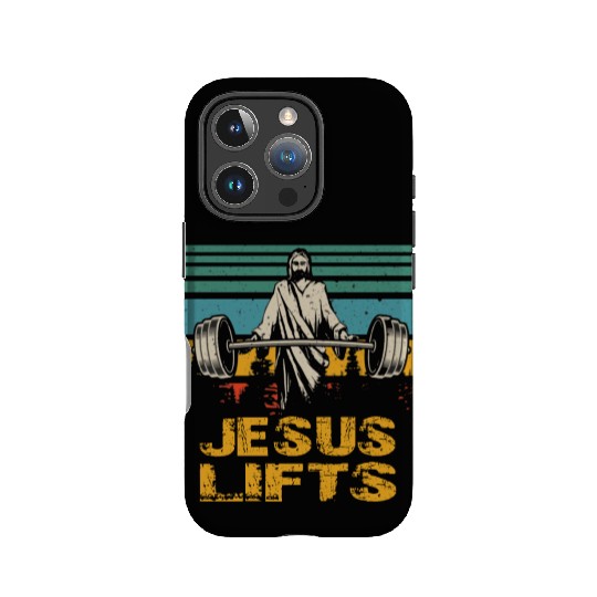 JESUS LIFTS IPhone Cases